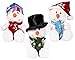 Narwhal Novelties Christmas Plush Snowmen (3-Count) Stuffed Snowman Assortment