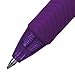 Pentel BL107V EnerGel-X Retractable Roller Gel Pen, .7mm, Violet Barrel/Ink, Dozen