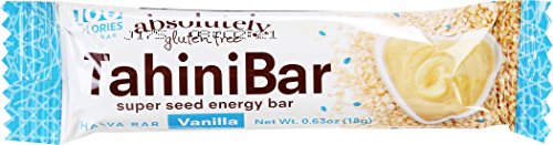 Absolutely Gluten Free "TahiniBAR" Super Seed Energy Halva Bars, Vanilla, 7 count (2 Pack)