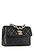 CHANEL Black Quilted Lambskin Half Flap Mini (Pre-Owned)