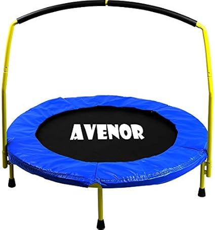 toddler trampoline with bar