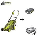 iON16LM-HYB 40V 4.0 Ah Hybrid Cordless or Electric Lawn Mower, 16"