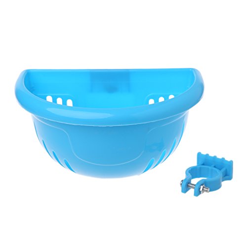 ULKEME Bicycle Scooter Basket Children Kid Bike Plastic Front Handlebar Bag Accessories (blue) - Thumbnail 5