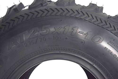 Kenda Bear Claw EX 25x8-12 Front 25x11-10 Rear ATV 6 PLY Tires Bearclaw - 4 Pack Set