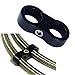 -8AN Hose Separator Clamp - Fuel line Mounting Clamps,Aluminum Hose Fitting Adapter, Great for 1/2 Fuel Hose, Oil Line, Brake Line, Water Pipe and Gas Line,4Pcs/Pack,Black