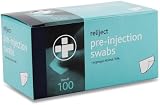 Reliance Medical Pre-Injection Wipes 70% Isopropyl Alcohol Pack of 100 view 3