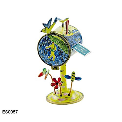 Kelvin Chen New Enameled Postage Stamp Holder - Man in River - Van Gogh - Thumbnail 2