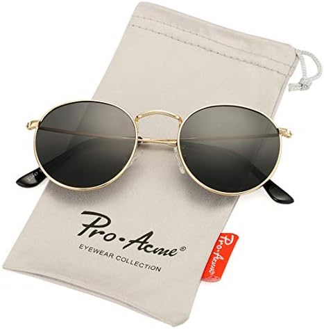 Reflective Lens Round Trendy Sunglasses - UV Protection Amazon.com: WearMe Pro - Reflective Lens Round Trendy  main image 3