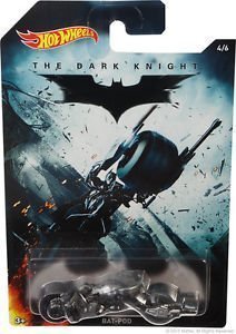 Hot Wheels, 2015 Batman, Batman: The Dark Knight Movie Bat-Pod Exclusive Die-Cast Vehicle #4/6