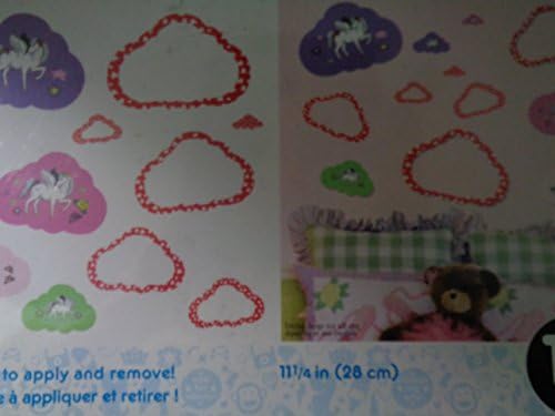 HIH 3d Decor Cut Outs 11 1/4" 12 Pcs -Unicorns