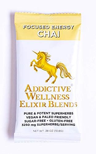 Addictive Wellness Elixir Blends - CHAI Sugar-Free Superherb Drink Mix (1 Packet)