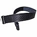 AAR Kilt Belt for Men Leather Black Thistle Embossed Design Scottish Highland S-2XL