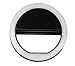 Luvami Selfie Light Ring 36 LED - Batteries Included - iPhone 6 plus, 6s, 5s, 5, 4s, 4; Samsung, Sony, Motorola; Clips on All Smartphones - Black