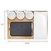 Zelancio Premium Lava Hot Stone Cooking Platter, Hot and Cold Lava Rock Cooking Stone Set, Hibachi Grilling Stone