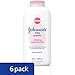 Johnson's Baby Powder, Refreshing Magnolia Petals, 15 Ounce (Pack of 6)
