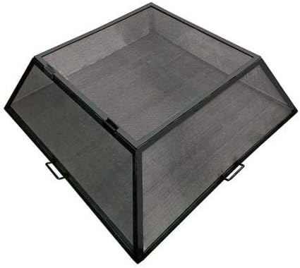 Amazon Com Masterflame 34 X 34 Square Carbon Steel Fire Pit