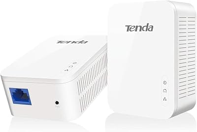 PH3 Adaptadores de Comunicación por Línea Eléctrica - PLC, Adaptador de Red Gigabit Ethernet Powerline (1000Mbps, Ahorro de Energía, Plug y Play, 2 Piezas)