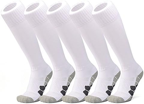 APTESOL Youth Knee High Long Athletic Socks Soccer & Football Sport Compression Socks for Children/Youth/Adult