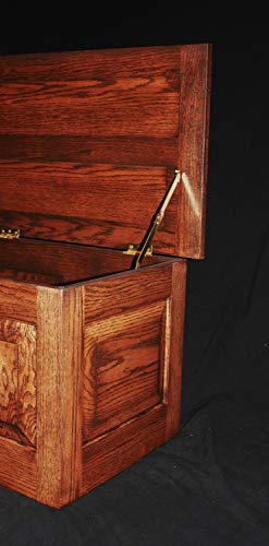 Twin Size Oak Hope Chest Gift lined in cedar