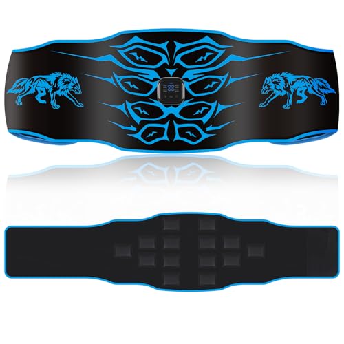 Electrostimulator Abdominal Stimulator - Washable Abdominal Trainer Belt, 8 Modes, 30 Levels, Rechargeable Portable Fitness Device, Suitable for Home, Office, Men and Women
