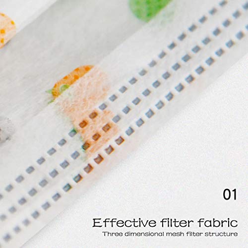 HomeMals Kids Children Cartoon Animals Printed Face màsc Bandanas Washable Reusable Face Cotton Bandanas 10/20/50/100pcs