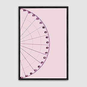 Framed Canvas Wall Art Minimalistic Painting Canvas Prints Home Artwork Decoration for Living Room,Bedroom - 16x24 inches