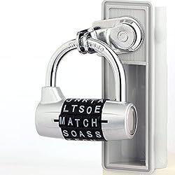 Gym Locker Lock,5 Letter Word Lock,5 Digit