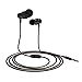 KingYou in-Ear Earbuds Earphone with Mic Premium Stereo Headphone Crystal Clear Sound Ergonomic Comfort-Fit iPhone, Android KS01(Black)