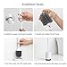 ESTTOP Toilet Brush and Holder, Bathroom Toilet Bowl Brush Set, Silicone Toilet Cleaning Brush Kit with Soft Bristle (White)