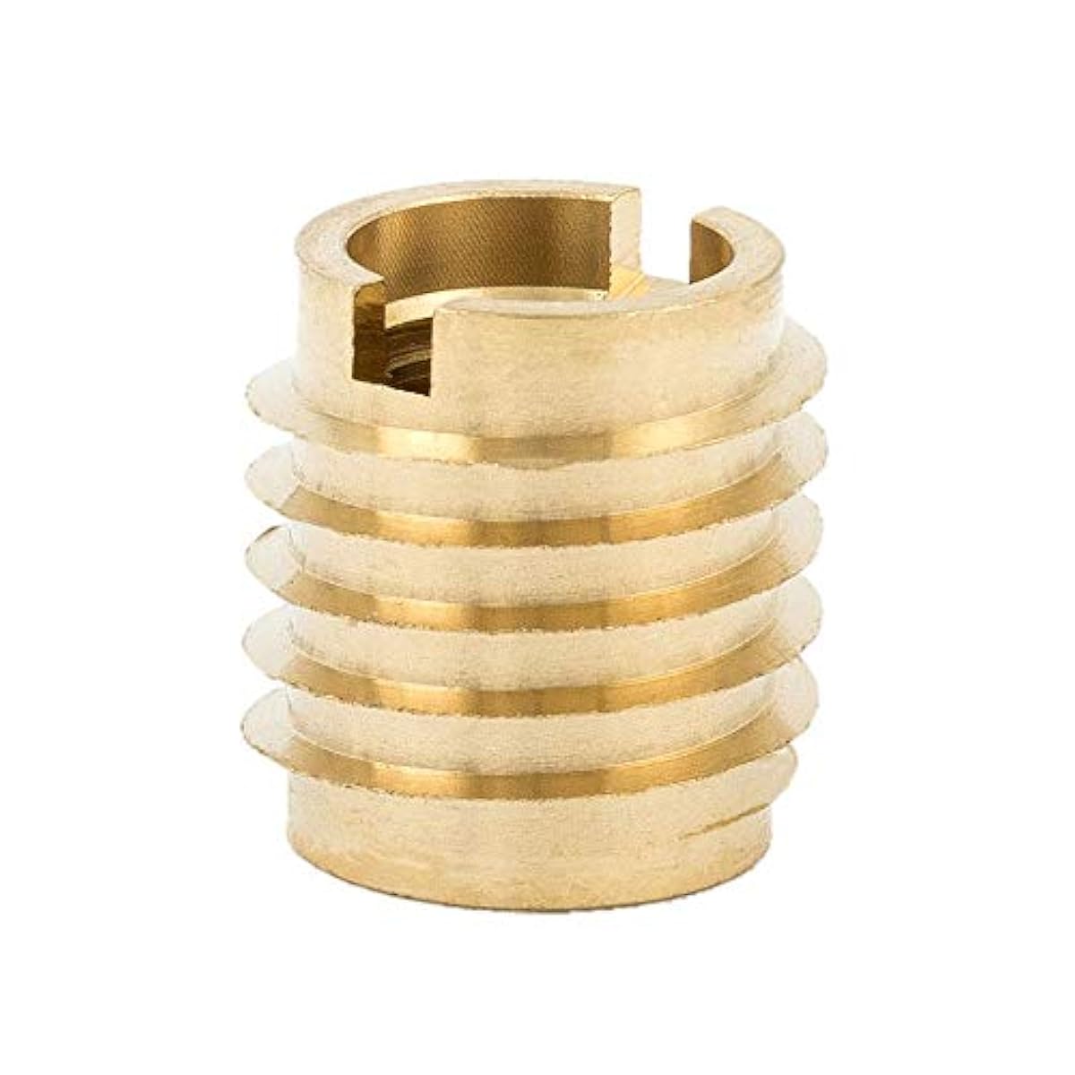 Thread Knife Insert Brass Hard Wood 1/4"20 Internal Threads 0.500