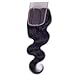 JINREN (TM) Brazilian Virgin Hair with Closure Unprocessed Brazilian Body Wave Human Hair Weave 5 Bundles with Lace Closure 4x4 Lace Top Closure (16