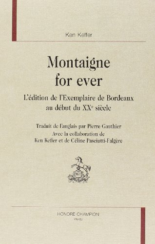 Montaigne for ever