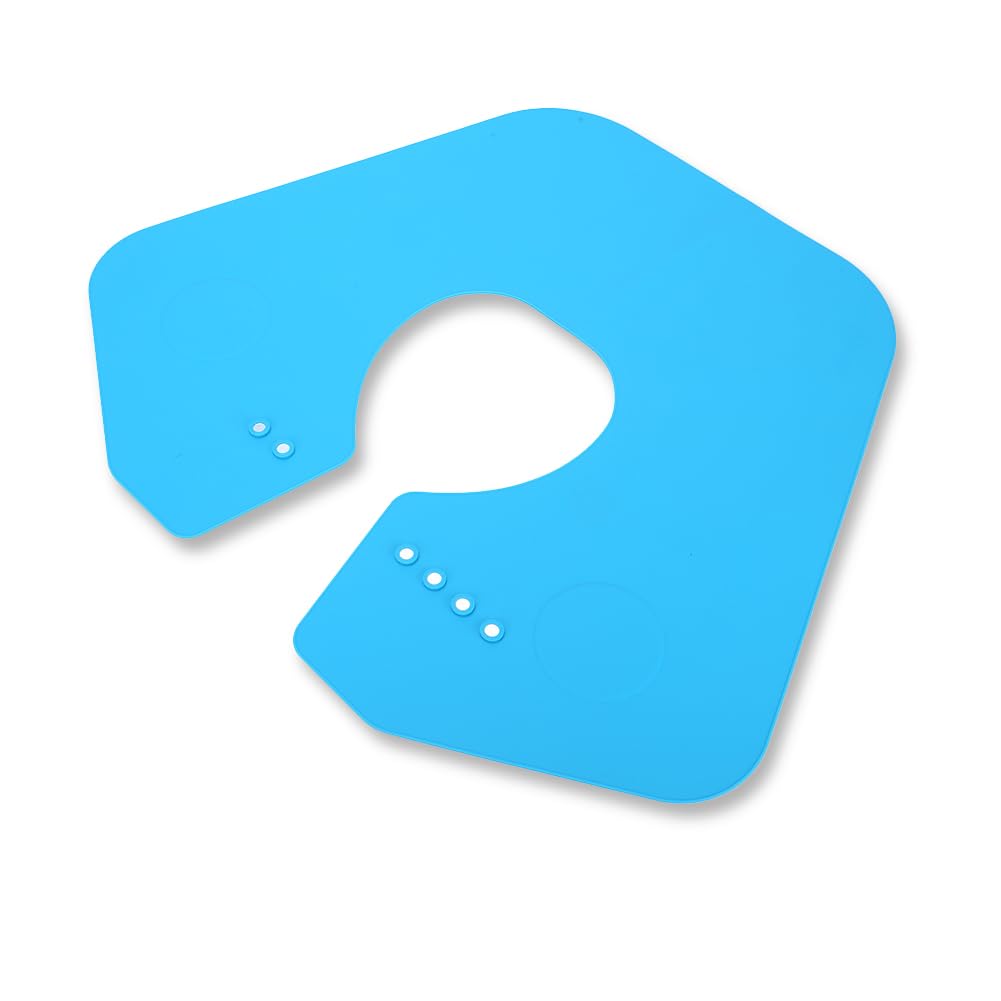 Joyzan Cutting Collar, Silicone Hairdressing Cape Reusable Hair Cut Guard Professional Haircut Salon Barber Shop Dye Waterproof Neck Shawl Wrap Stylist Weighted Front Pad Perm Shampoo 50cmx43cm