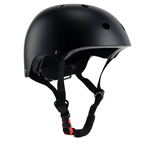 CCTRO Skateboard Helmet, Adjustable Impact Resistance Ventilation Bike Skating Scooter Helmet for Cycling Skateboarding Scooter Roller Skate Inline Skating Rock Climbing - Thumbnail 7