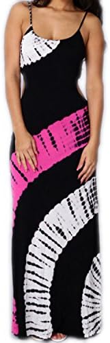 Tueenhuge Womens Printed Sling Bodycon Round Neck Sleeveless Dress