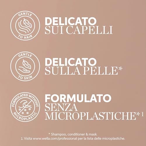 Fusion Shampoo - Tecnologia Wella Professionals per capelli setosi - Shampoo professionale per capelli con aloe vera e vitamina E 250ml