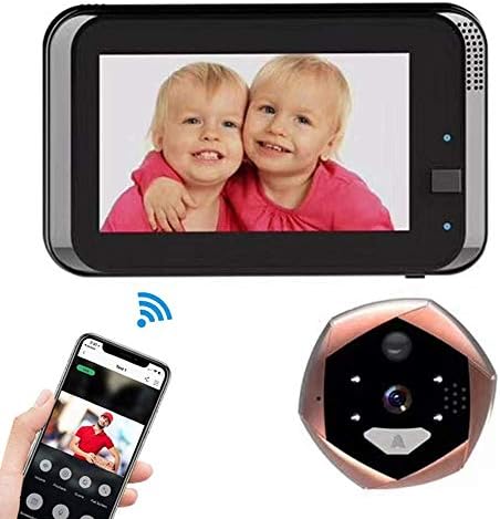 4 3インチwifiインテリジェントビデオドアベルリモートインターホンアクセス制御システムhd 驚きの価格が実現 1000tvl赤外線カメラ