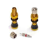 VeloTubes Tubeless Schrader Valve Stems - Pair of