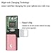 for iPhone Adapter Headset Adapter for iPhone7/7Plus/8/8Plus/Xs/Xs Max Headphone Splitter Adapter for iPhone Dongle 2 in 1 Chargers & Audio Connector Accessories,Fast Car Charger Splitter,Rose-Goldthumb 2