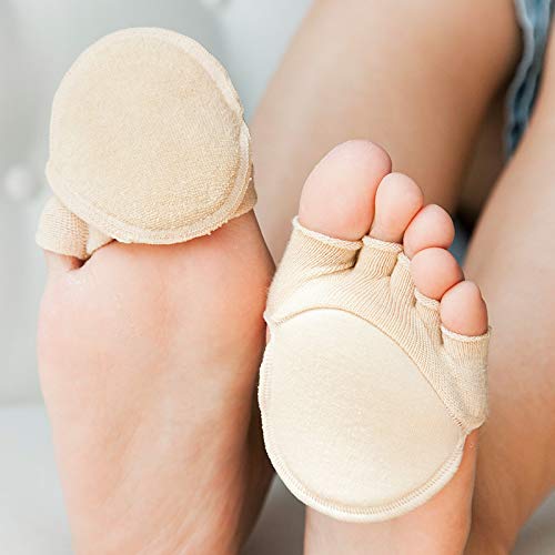 2Pcs Toes Forefoot Socks Orthopedic Pad Hammer Finger Separator Straighter for Hallux Valgus Orthotics Toe Correction Fun Socks Skin