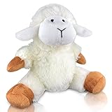 EpicKids Stuffed Sheep - Plush Lamb Animal - Suitable for Babies and Children - 7 Inches