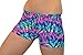 Neon Tie Dye Spandex Shorts Inseam in 3 Lengths