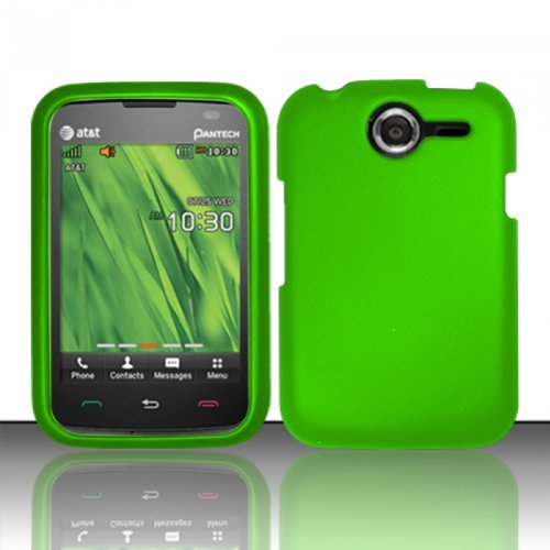 For Pantech Renue P6030 (AT&T) Rubberized Cover - Neon Green