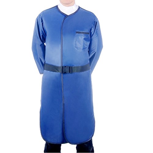 X-Ray Protection Apron,Angelwill Flexible X-Ray Protective Cloth Lead Radiation Protection Apron Gel Coat 0.35mmpb Blue