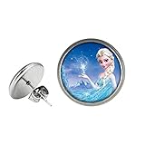 Frozen Fashion Novelty Post Earrings Movie Cartoon Series with Gift Box