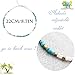 Zoestar Turquoise Anklet Ankle Bracelet Beaded Foot Chain Accessories Foot Jewelry for Women (Color 4)