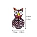 HDCRYSTALGIFTS Crystalsuncatcher Handmade Wild Animal Art Glass Blown Owls Figurine Collection(owl)