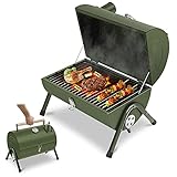 ACWARM HOME Portable Charcoal Grill, Small BBQ