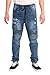 G-Style USA Distressed Biker Moto-Style Jogger Pants