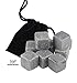 BEST WHISKEY Cooling STONES for Classic Gentlemen Connoisseurs Prevents Watering Down or Diluting (9 Piece Set)